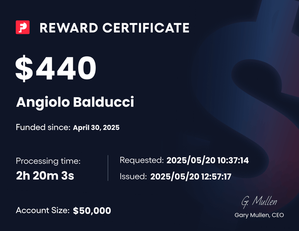Trader Certificate #2