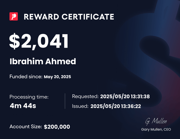 Trader Certificate #3