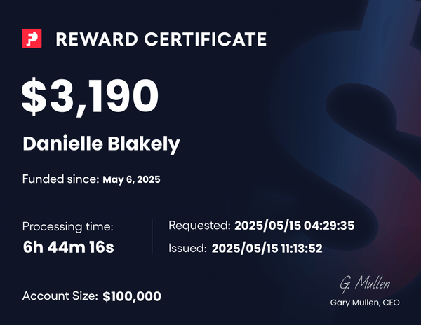 Trader Certificate #8